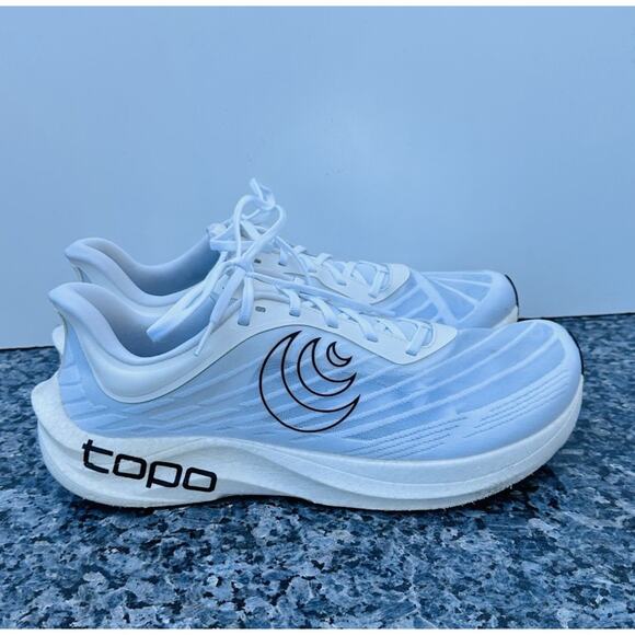 Topo Athletic Sneakers Cyclone 2 Running Shoes White Trail Foot Shape Men’s 12 main image 6